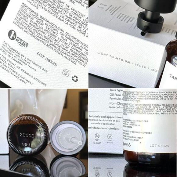 NIB SaltyFace Body Tanning Foam Light Medium No Transfer No Rinse Clean Natural - Picture 10 of 12